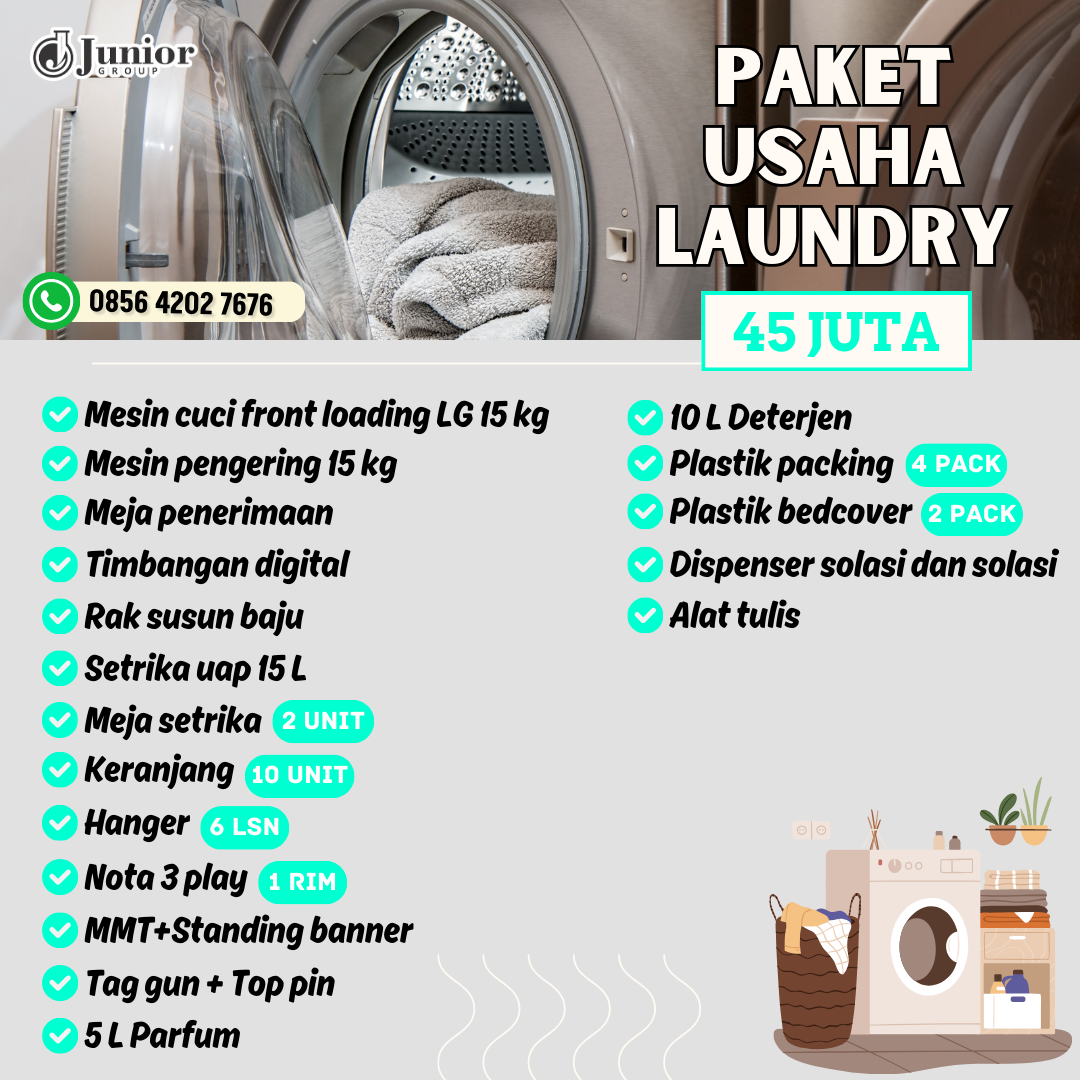 paket usaha laundry lengkap untuk pemula dan profesional