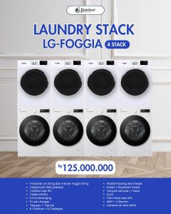paket usaha laundry LG Foggia 4 Stack - tokoperalatanlaundry