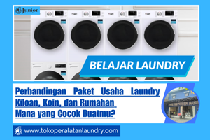 paket usaha laundry kiloan koin dan rumahan